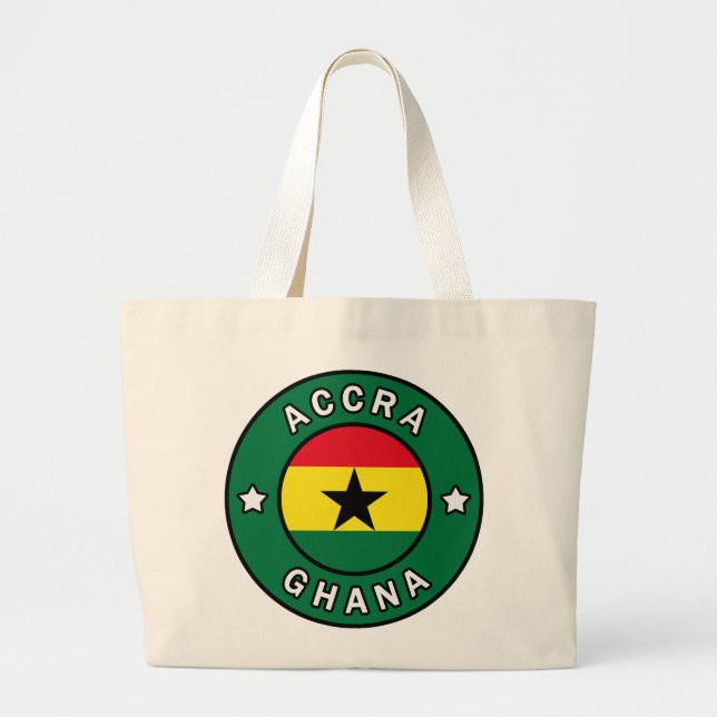 Accra Ghana Jumbo Tygkasse (Framsidan)