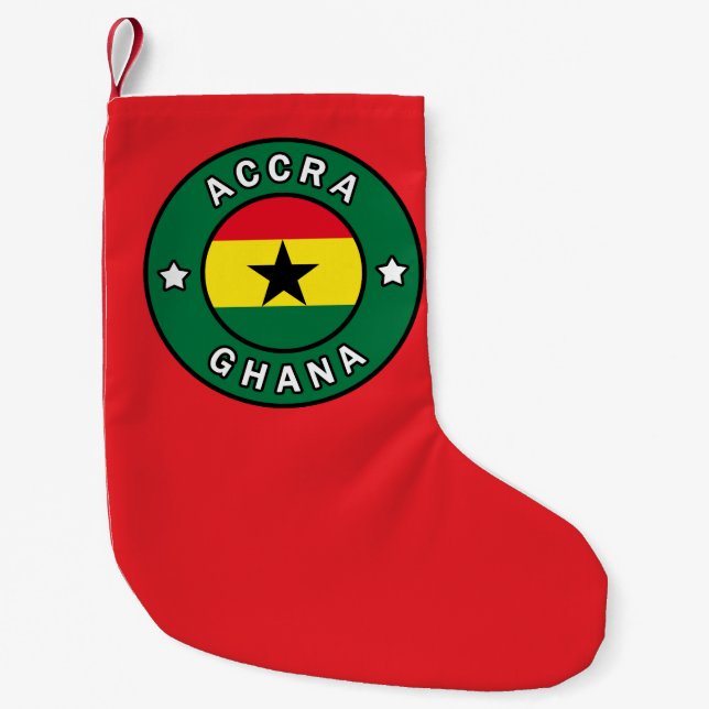 Accra Ghana Liten Julstrumpa (Framsidan)