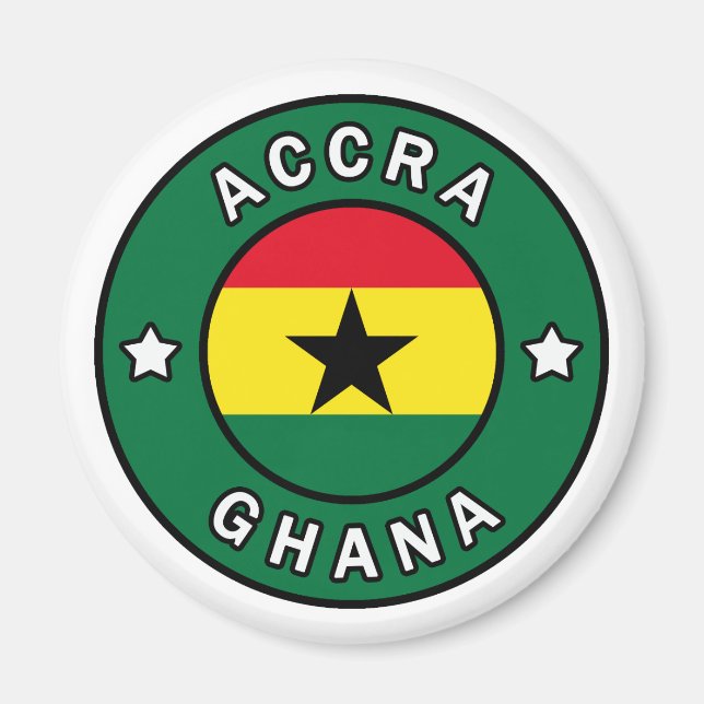Accra Ghana Magnet (Framsidan)