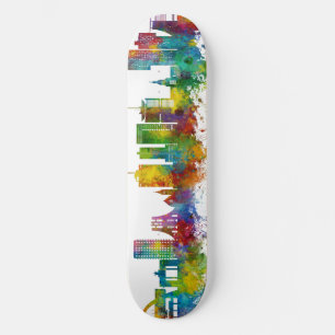 Accra Ghana Skyline Mini Skateboard Bräda 18,5 Cm