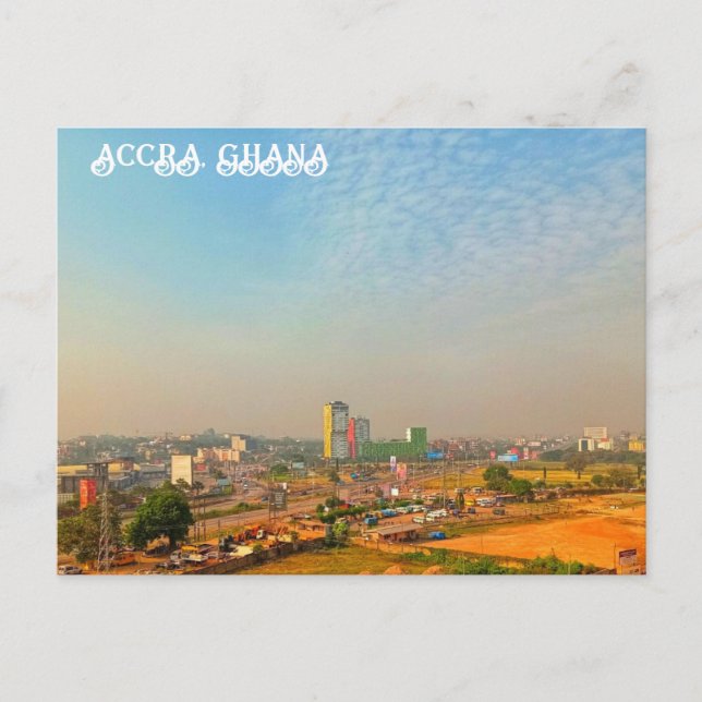 Accra Ghana vykort (Framsida)
