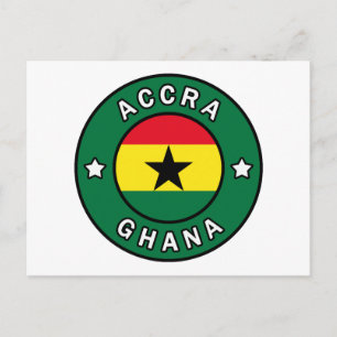 Accra Ghana Vykort