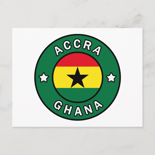 Accra Ghana Vykort (Framsida)