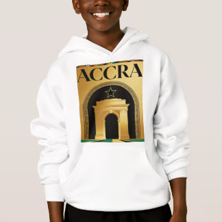 Accra Gold — Ghanas huvudstad modern konst T Shirt