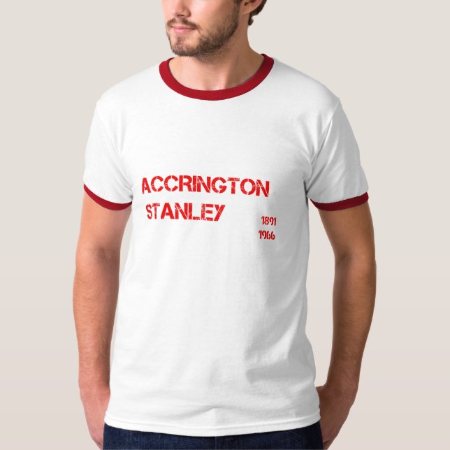 Accrington Stanley Tee Shirt (Framsida)