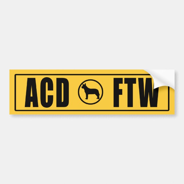 ACD - FTW BILDEKAL (Framsidan)