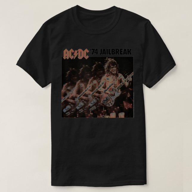 ACDC: 74 Jailsplit EP-teckning T Shirt (Design framsida)