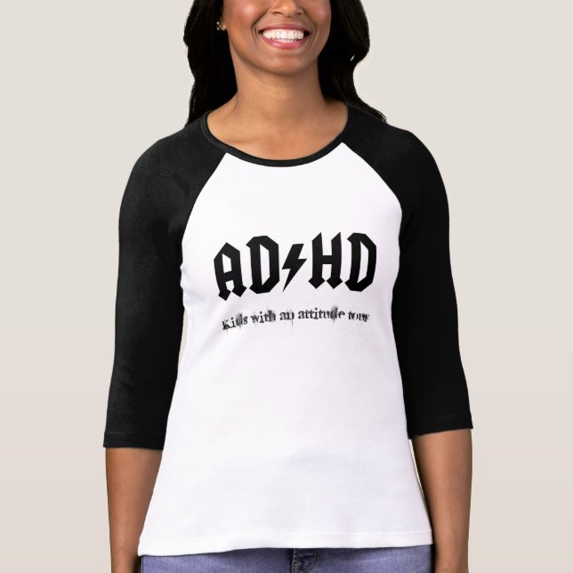 ACDC ADHD turnerar T-skjortan T-shirt (Framsida)