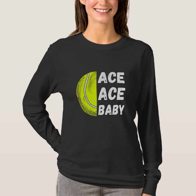 Ace Ace Baby Tennis T Shirt (Framsida)