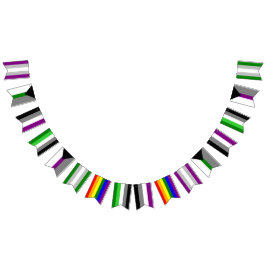 Ace/Aro Bunting Flaggor