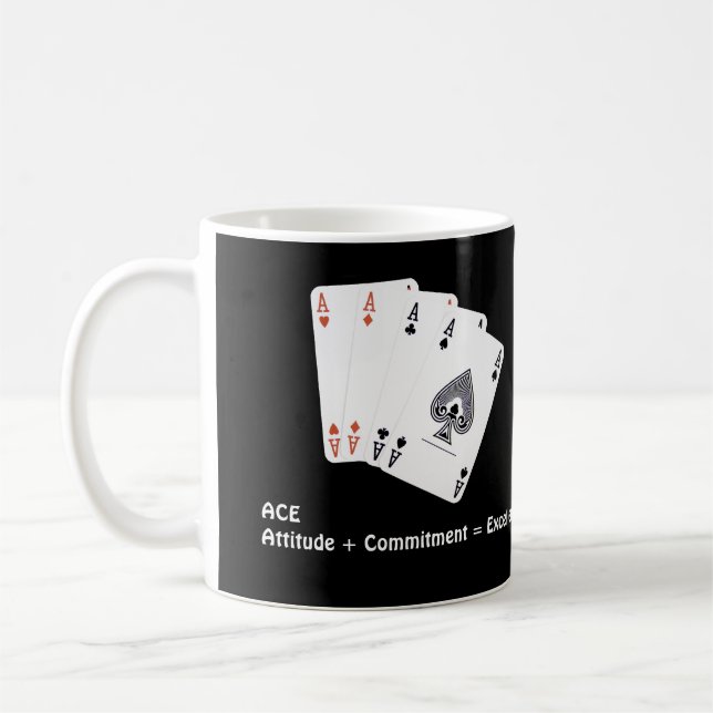 ACE Attityd + Engagemang = Excellens Kaffemugg (Vänster)