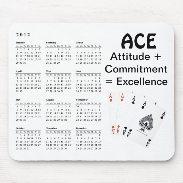 ACE Attityd + Engagemang = Excellens Musmatta (Framsidan)