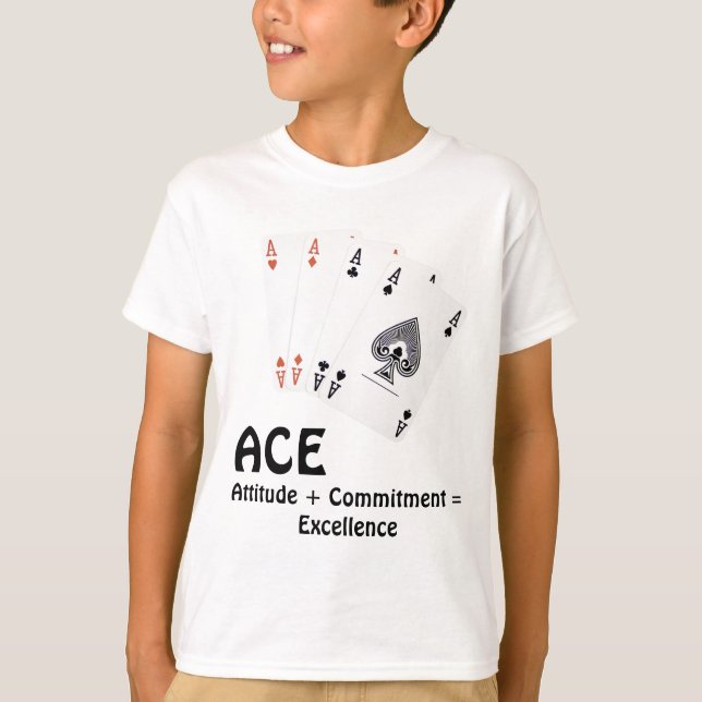 ACE Attityd + Engagemang = Excellens Tee (Framsida)