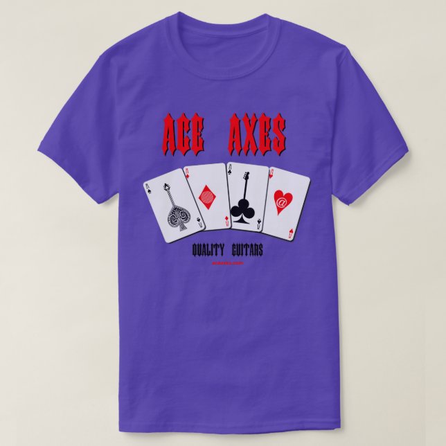 Ace Axes Quality Guitars T Shirt (Design framsida)