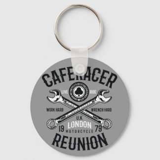 Ace Cafe Racer Reunion arbetar hårt hårt på vågbry Nyckelring