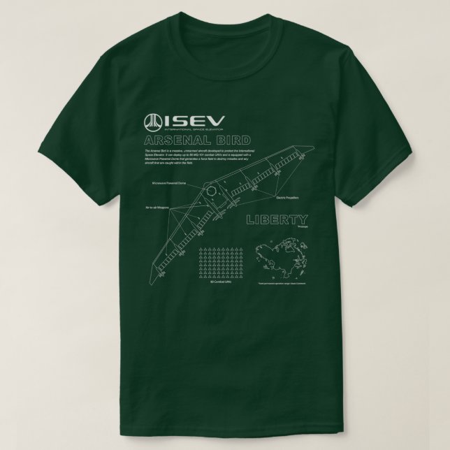 Ace Combat Arsenal Bird T Shirt (Design framsida)