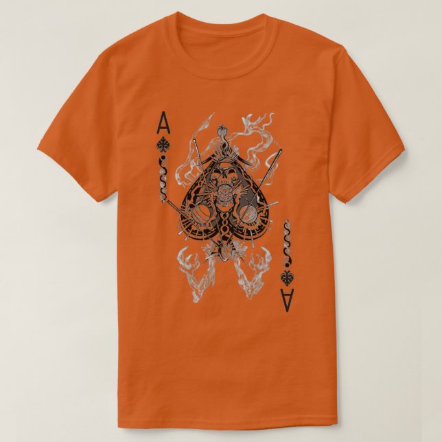 Ace Diamond för Ace Card Png-spelkort T Shirt (Design framsida)