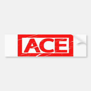 Ace Frimärke Bildekal