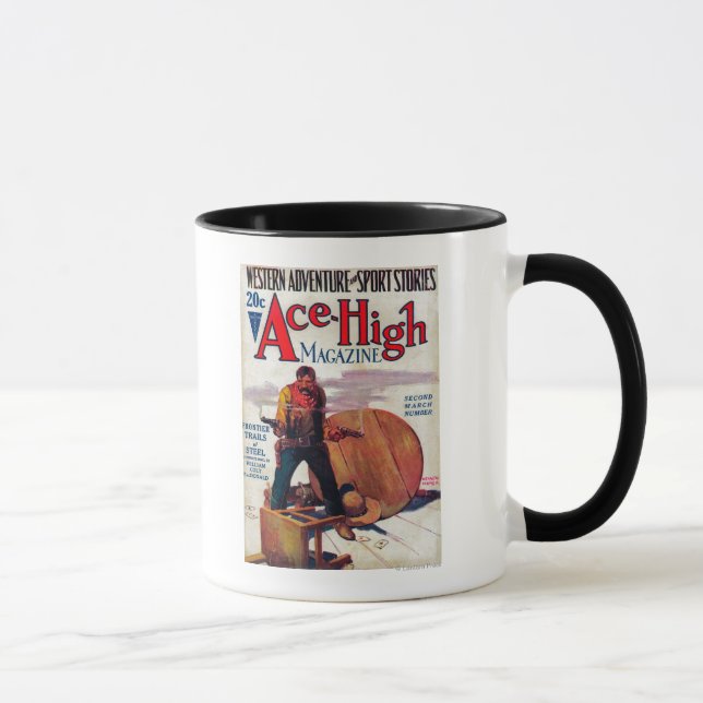 Ace High Magazine Cover 2 Mugg (Höger)