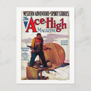 Ace High Magazine Cover 2 Vykort