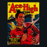 Ace High Magazine Cover 3 Poster<br><div class="desc">Ace High Magazine Cover - skapades 1948.</div>
