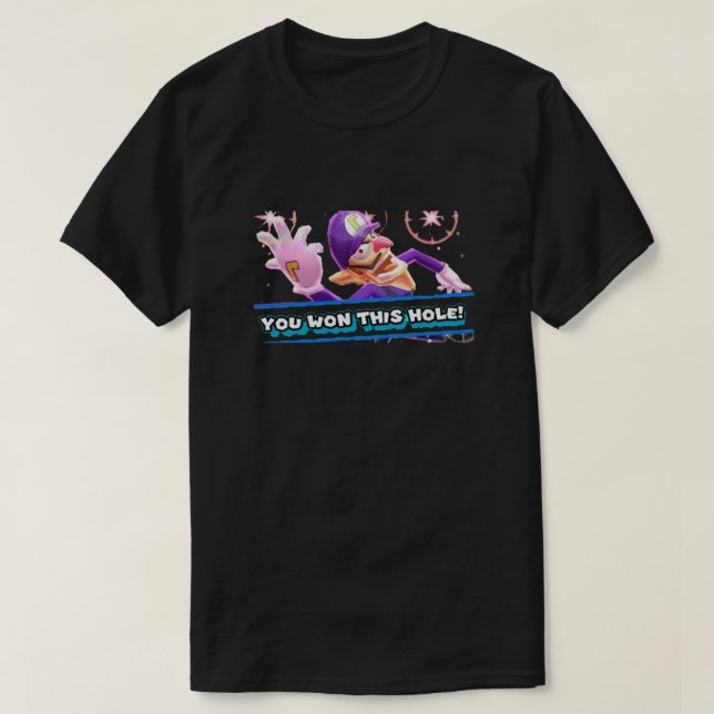 Ace in the Hole Waluigi T Shirt (Design framsida)