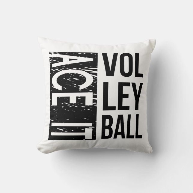 Ace It Volleyboll Kudde (Framsida)