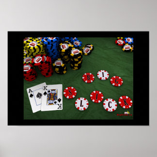 Ace Kung passad - Poster med stor snärja