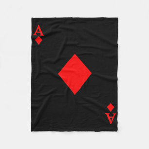 Ace of Diamond Deck of Cards Halloween Costume Fleecefilt