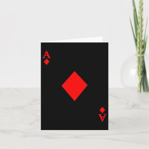 Ace of Diamond Deck of Cards Halloween Costume Kort