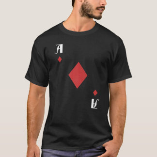 Ace of Diamonds Deck of Cards Halloween Group Cost T Shirt