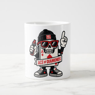 Ace of Diamonds Street Mascot - High-Roller Editio Jumbo Mugg