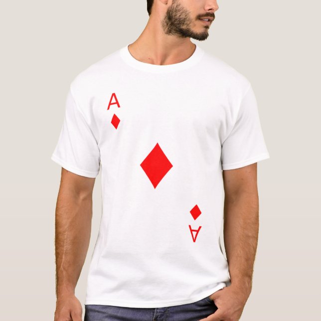 Ace of Diamonds T-shirt (Framsida)