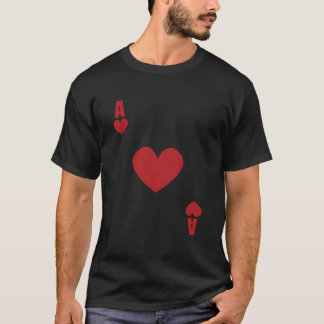 Ace Of He Poker Card Blackjack Texas Holdem Poker  T Shirt
