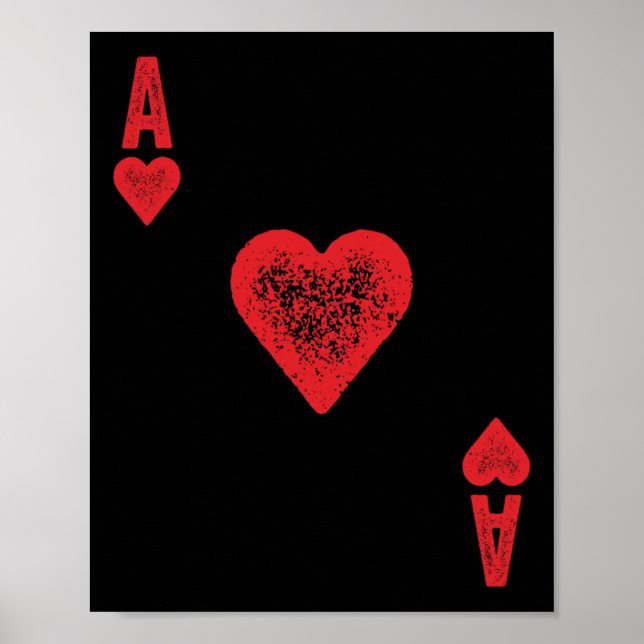Ace of Hearts Card Costume Poster (Framsidan)