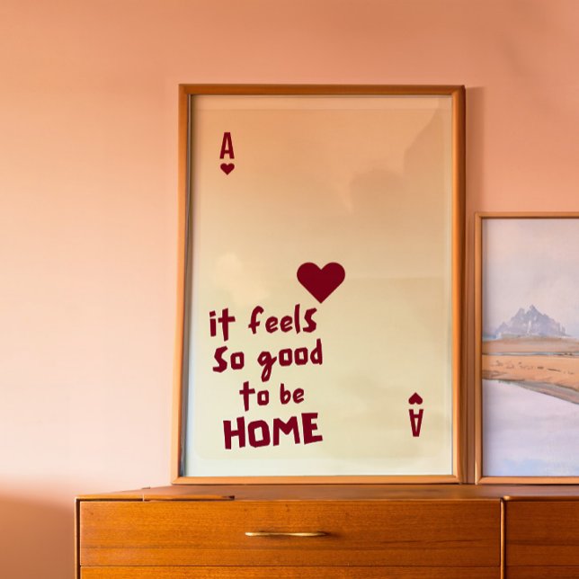 Ace of Hearts Hemma Citat Affisch (Skapare uppladdad)