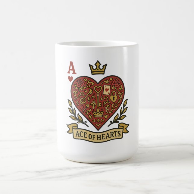 Ace of Hearts Kaffemugg (Center)