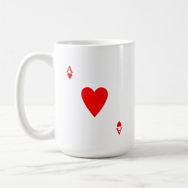 Ace of Hearts Kaffemugg (Vänster)