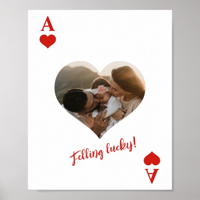 Ace of Hearts Photo Poster (Framsidan)