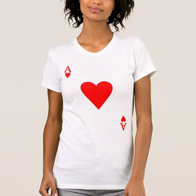 Ace of Hearts T Shirt (Framsida)