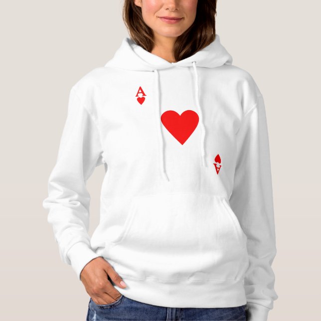 Ace of hearts t shirt (Framsida)