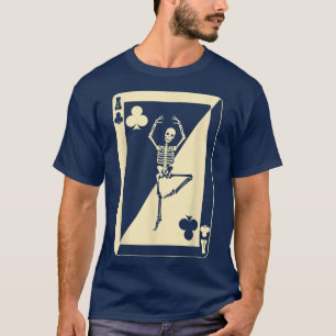 Ace of Klubbs Poker-spelare för spelkort T Shirt