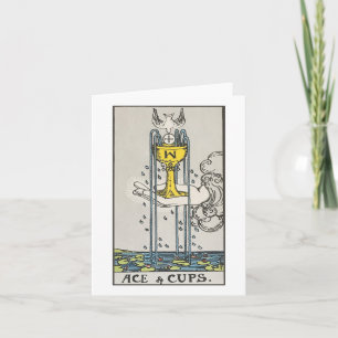 Ace of kopp card - Rider Waite Smith tarot Kort