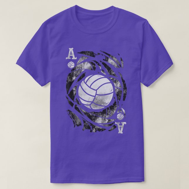 Ace of Serves Funny Volleyball T Shirt (Design framsida)