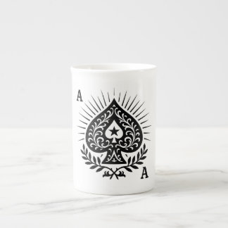 Ace of Spades - Filigree Star & Laurel Benporslin Mugg
