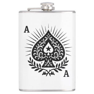 Ace of Spades - Filigree Star & Laurel Fickplunta