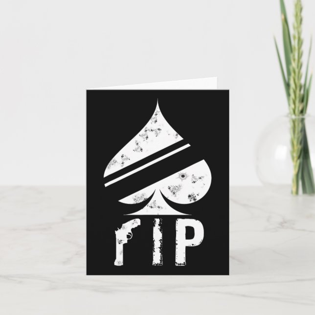 Ace of Spades Funny Video Game Player Kort (Framsida)