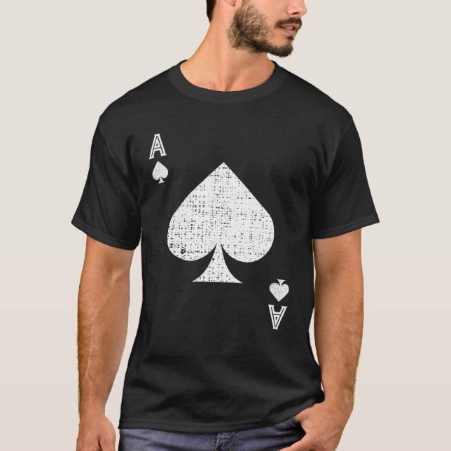 Ace of Spades Halloween Costume T Shirt (Framsida)