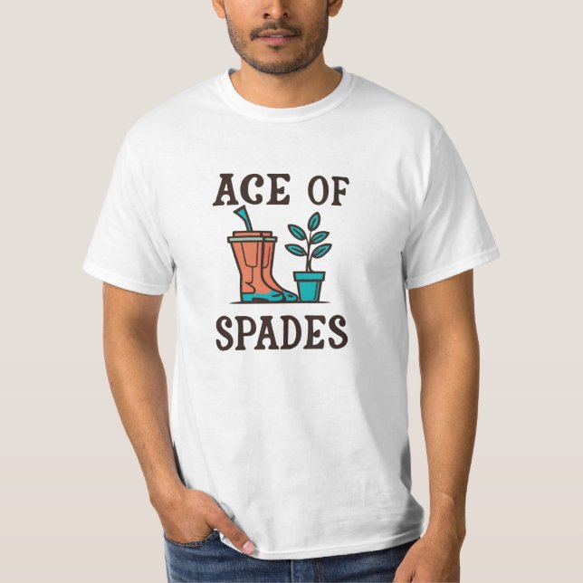 Ace of Spades lustiga  naturområdet T Shirt (Framsida)