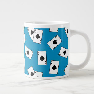 Ace of Spades Poker Blackjack Casino Gamer Jumbo Mugg